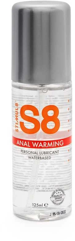Stimul8 S8 Gel-S8 Warming WB Anal Lube 125ml