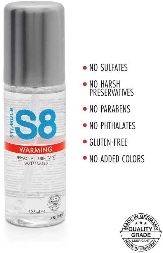 Stimul8 S8 Gel-S8 Warming WB Lube 125ml