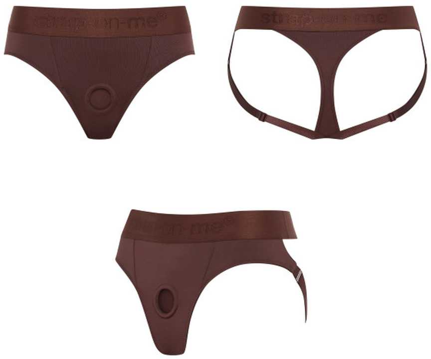 Strap On Me DIRKTAI APAŠINIAI HEROINE - XL - ŠOKOLADAS