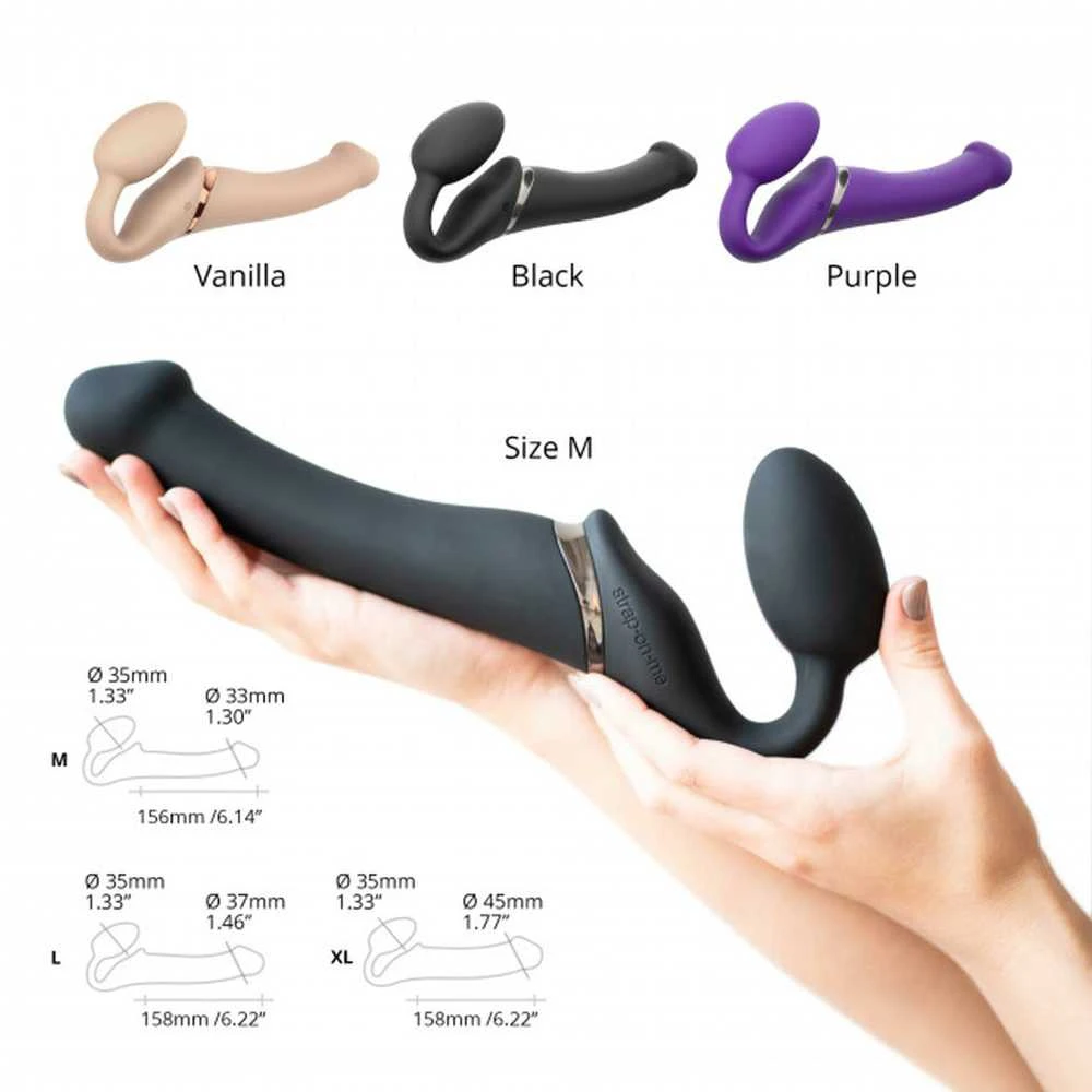 Strap On Me Vibrating Strap-On M Juodas