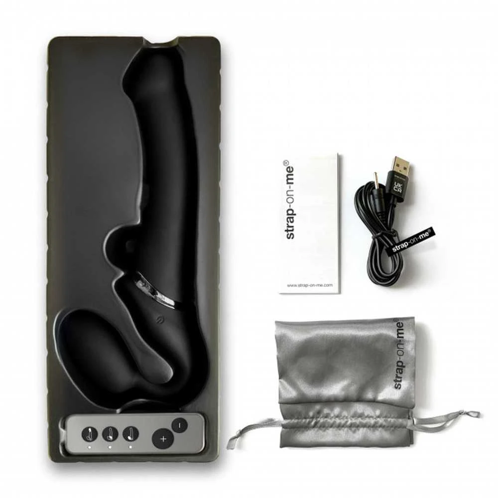 Strap On Me Vibrating Strap-On M Juodas