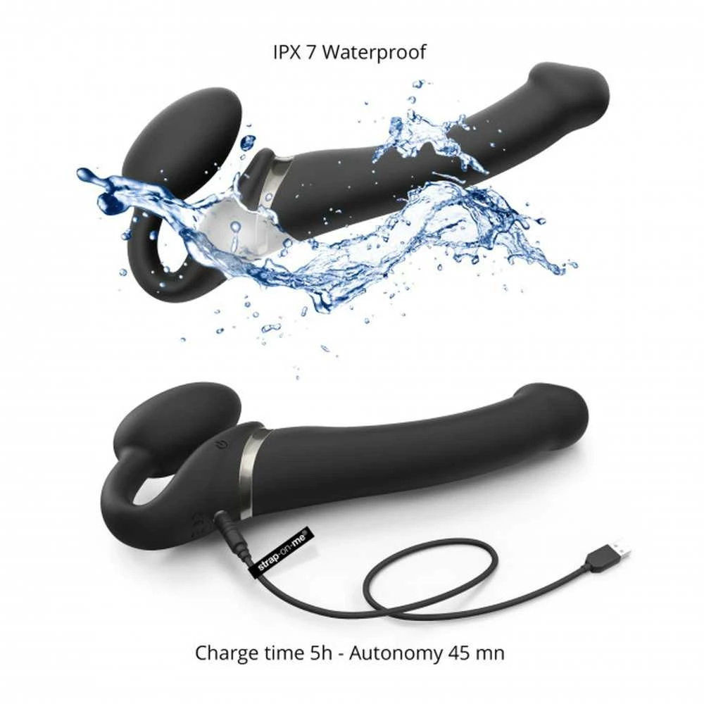 Strap On Me Vibrating Strap-On M Juodas