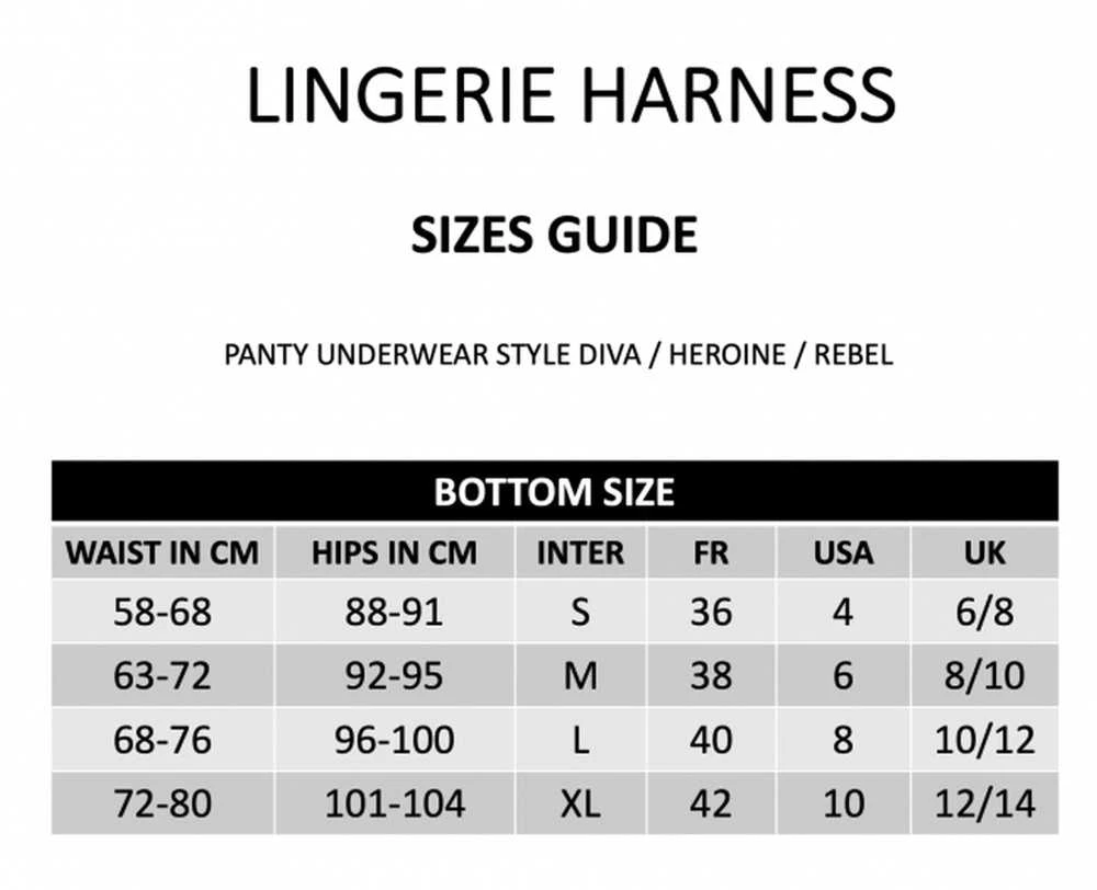 Strap-On-Me - Harness Lingerie Heroine L