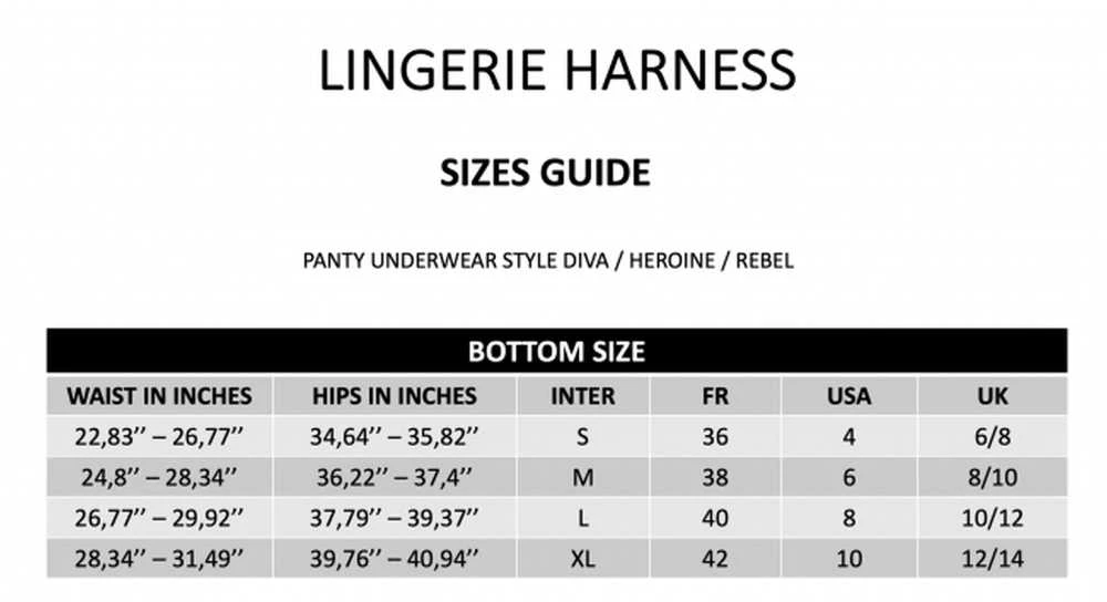 Strap-On-Me - Harness Lingerie Heroine L