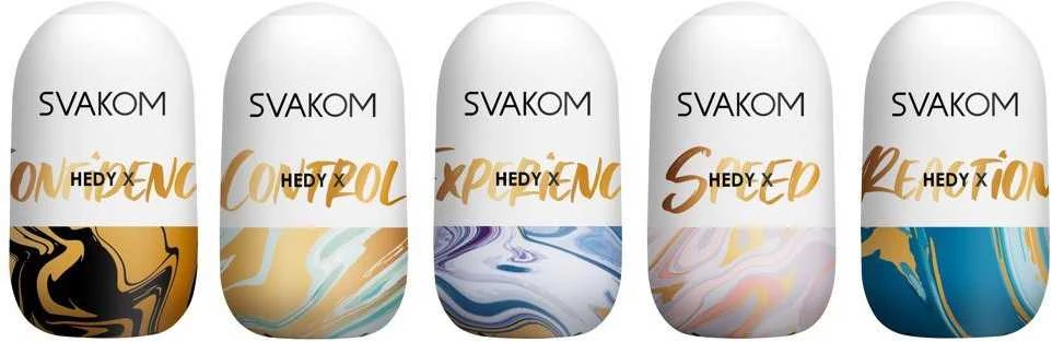 Svakom - Hedy X Masturbator 5 pakuočių mišrios tekstūros