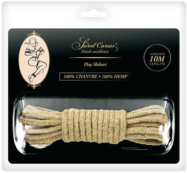 Sweet Caress SM BONDAGE HEMP ROPE 5M (dydis: S)
