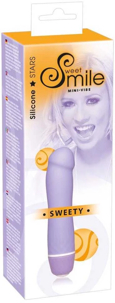 Sweety Sweet Smile Mini Vibrator Silikoninis vibratorius