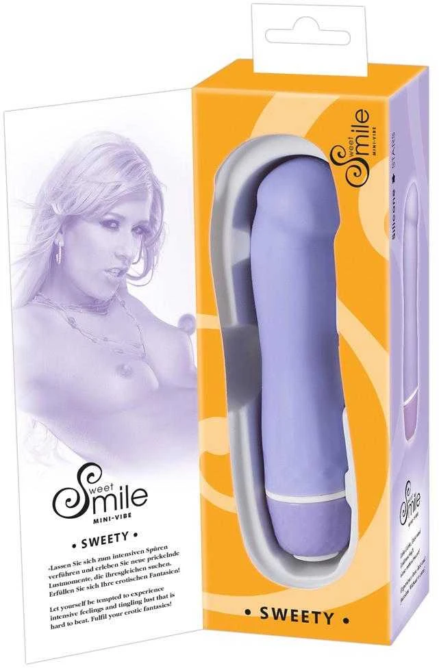 Sweety Sweet Smile Mini Vibrator Silikoninis vibratorius