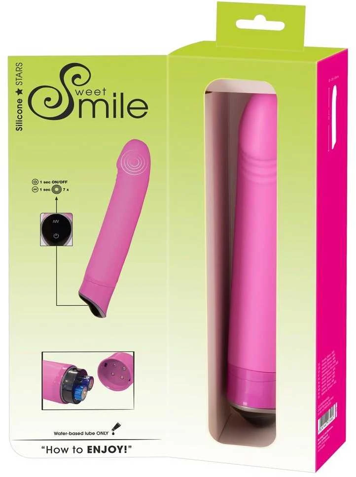Sweet Smile Smile Happy Rožinė vibrator
