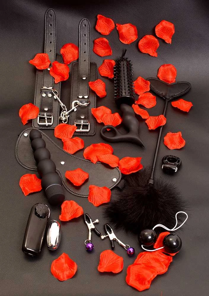 Toy joy TOYJOY 10 dalys komplektas bondage bdsm priedai erotyka