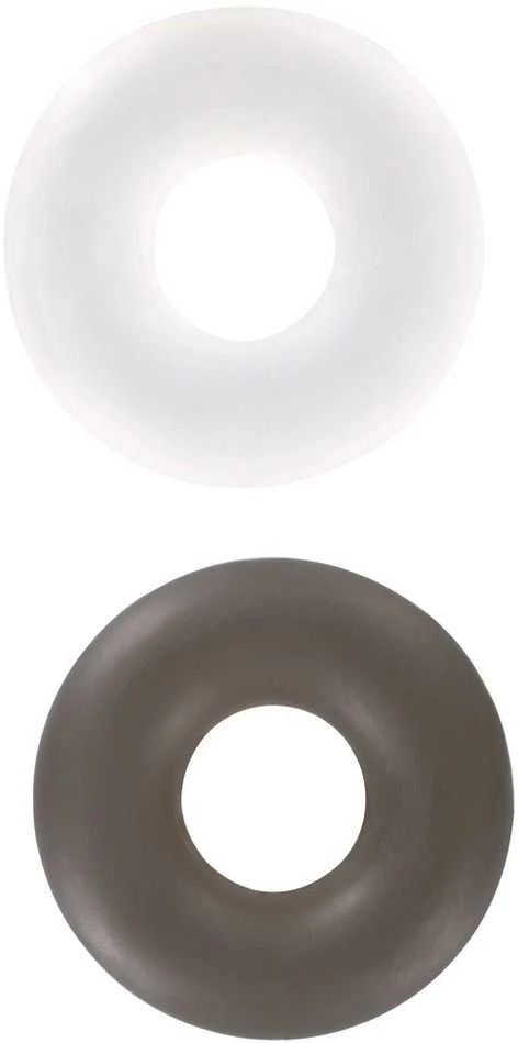 TOYJOY 2 erekcijos žiedai varpai, sėklidėms, silikonas
