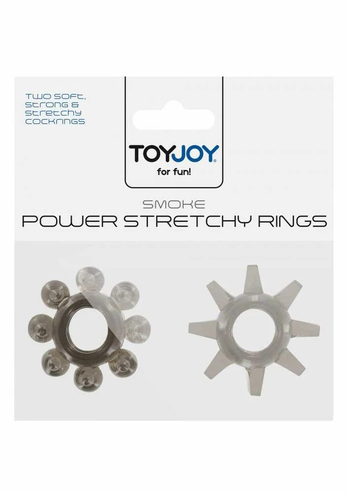 Toy joy Super tamprūs penio žiedai 2 vnt. - Tamsūs