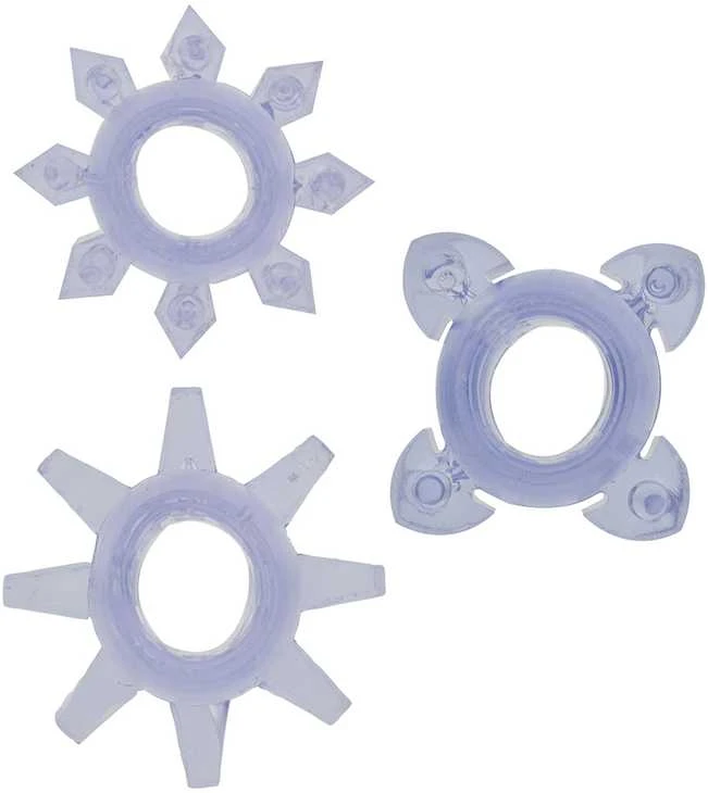 TOYJOY Tickle C-Rings Violetinė