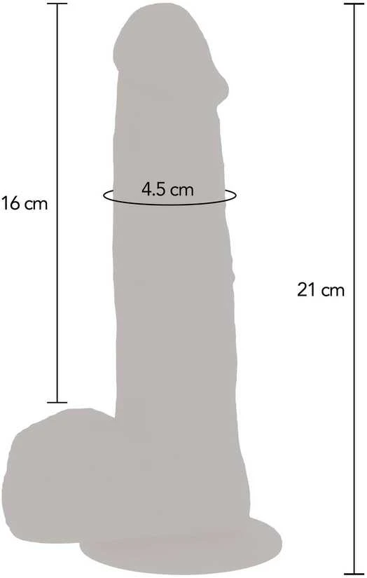 Get Real TOYJOY Besisukantys karoliukai vibruojantis dildo