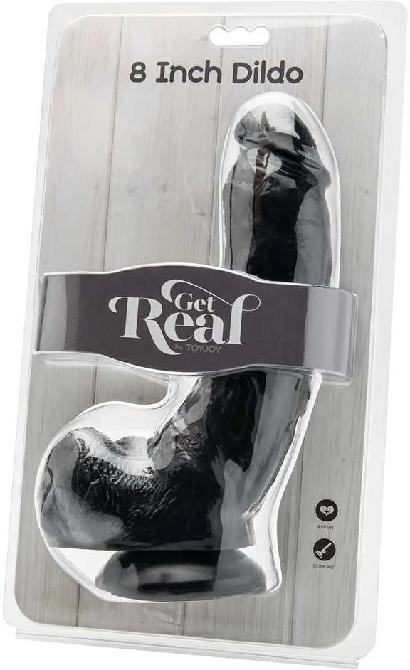 Dildo Get Real Juodas 8