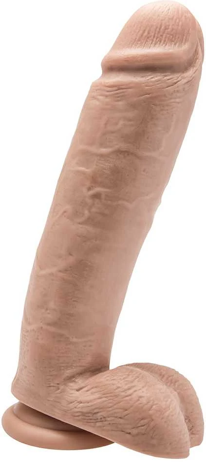 Get Real TOYJOY Dildo ant siurbtuko, didelis tikroviškas penis, 25 cm