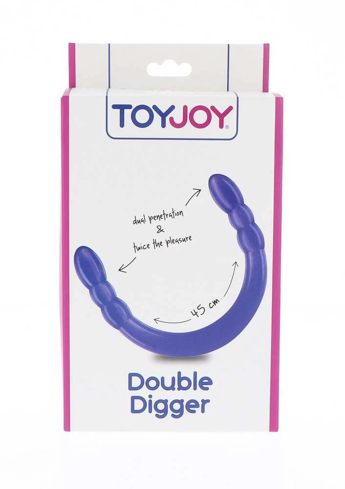 TOYJOY Dvigubas dildo 2 dalys, dvipusis, ilgis 45 cm