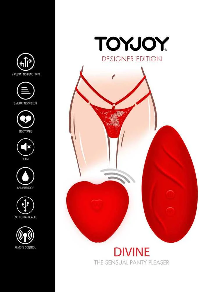 TOYJOY Divine Panty Vibe Raudona