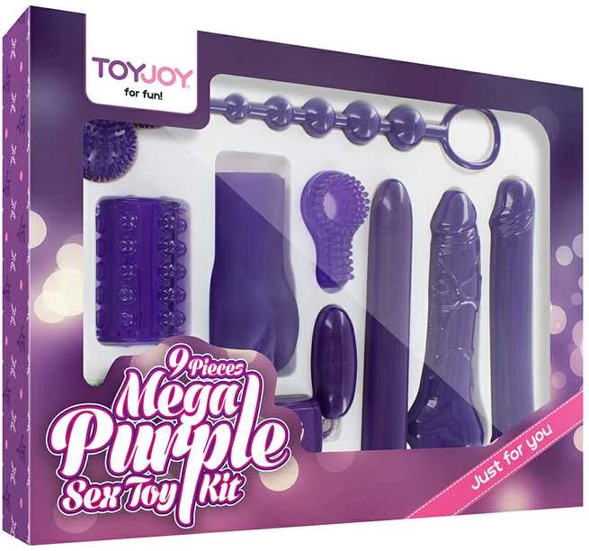 Toy Joy Mega Purple Erotinių žaislų rinkinys