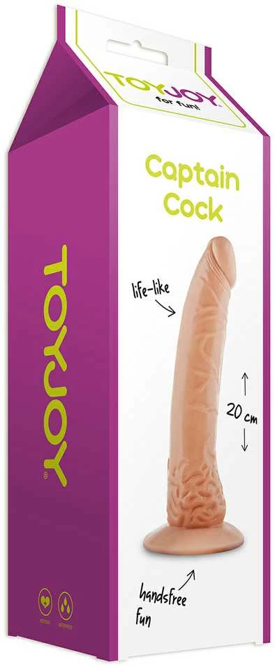 TOYJOY Erotinis dirbtinis penio siurbtukas sekso dildo 20cm