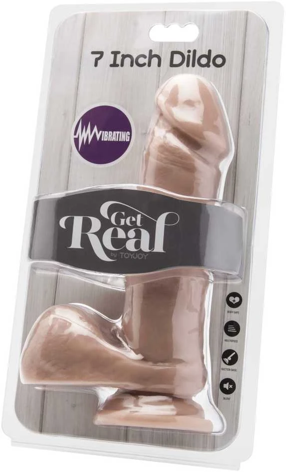 Get Real GAUTI TIKRĄ VIBRAVIMĄ 7 colių