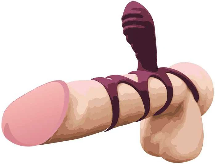 TOYJOY Halo Halo C-Ring Sleeve Violetinė