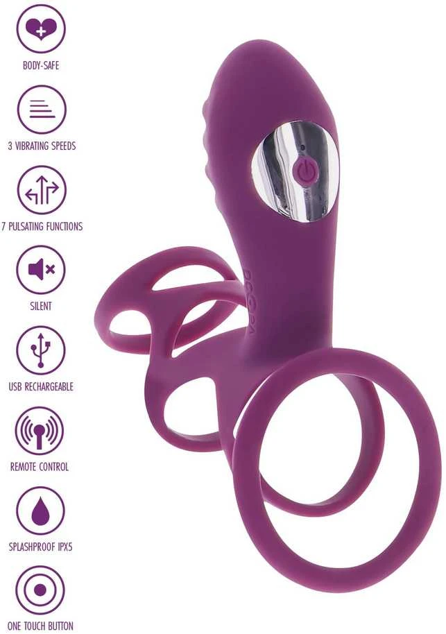 TOYJOY Halo Halo C-Ring Sleeve Violetinė