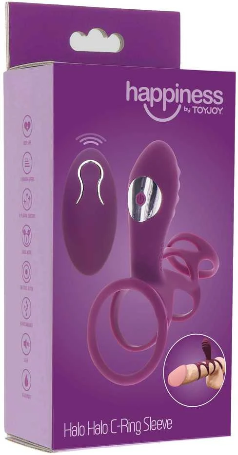 TOYJOY Halo Halo C-Ring Sleeve Violetinė