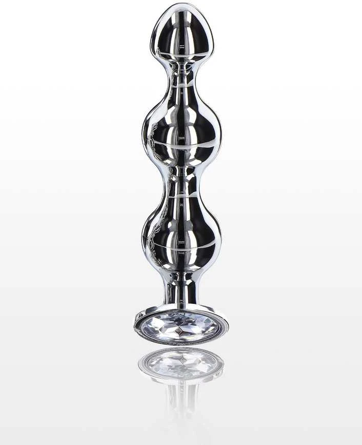 TOYJOY metalinis analinis kaištis su kristalu