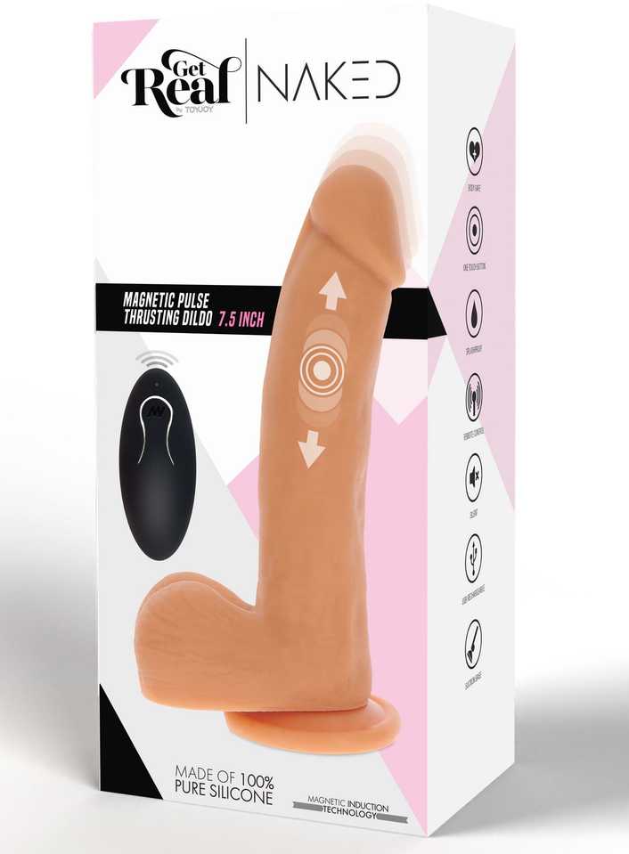 Get Real TOYJOY Magnetinio impulso pasitikėjimo dildo