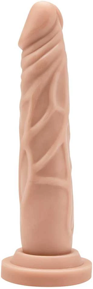 Get Real TOYJOY natūralių venų dildo, stiprus siurbtukas, 18 cm