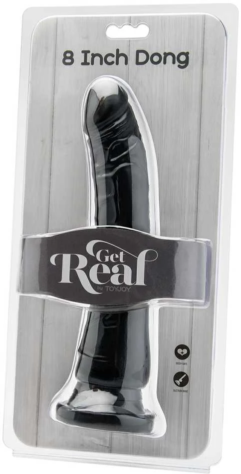 Get Real TOYJOY natūralus penis su siurbtuku ir dildo nariu 20 cm