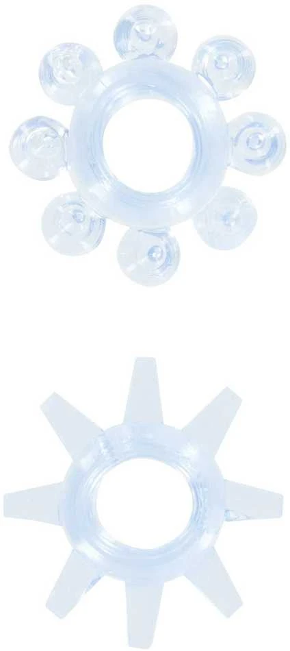 TOYJOY 2 erekcijos žiedai, kurie stimuliuoja varpą seksui