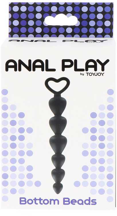 TOYJOY Analinis kištukas, užpakalio kamuoliukų virvelė, sekso grandinėlė, 17 cm