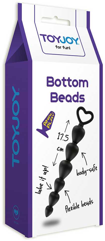 TOYJOY Analinis kištukas, užpakalio kamuoliukų virvelė, sekso grandinėlė, 17 cm