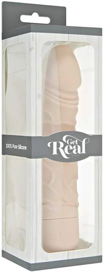 Get Real CLASSIC Klasikinis originalus vibratorius Šviesus odos atspalvis