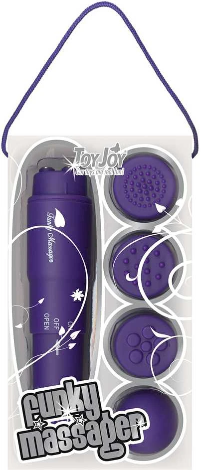 Toy joy TOYJOY Stimuliatorius, intymus klitorio masažuoklis, 4 priedai