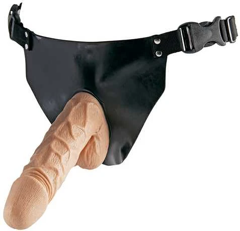 TOYJOY Trumpikės su dildo narys strapon petnešos varpos 18cm