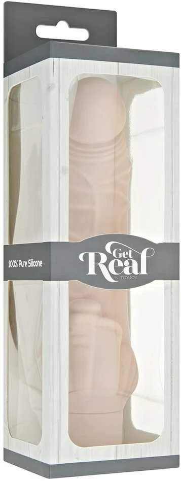 Get Real TOYJOY Vibratorius su storomis gyslomis, 7 režimai, 22 cm