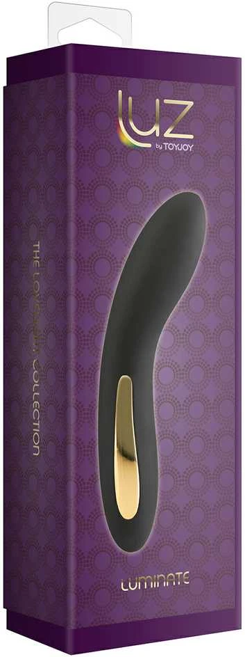 TOYJOY Lenktas vibratorius, g taško masažuoklis, USB LED, 17cm