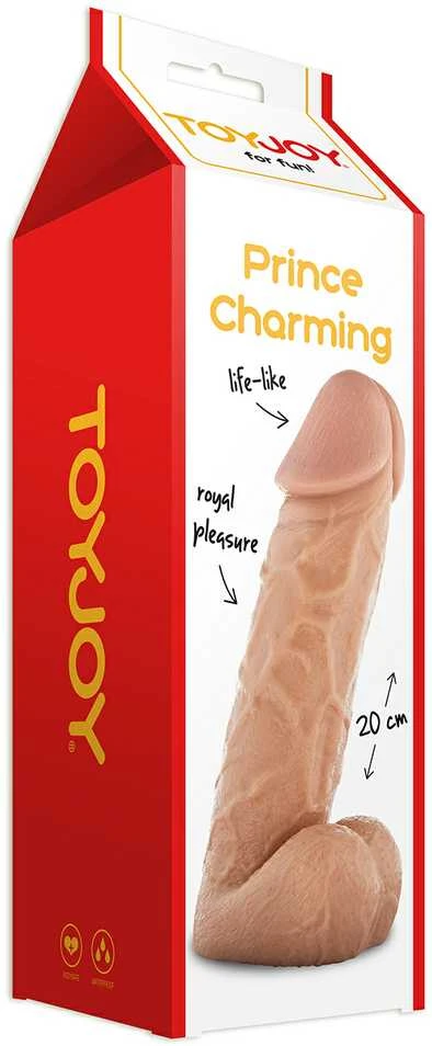 TOYJOY Didelis vielinis tikroviškas penis su sėklidėmis 20 cm