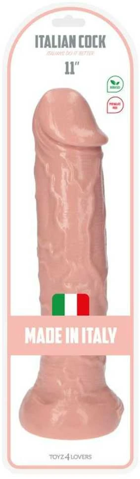 Toyz4Lovers Mėsos spalvos tikroviškas dildo su gyslomis 28,5 cm
