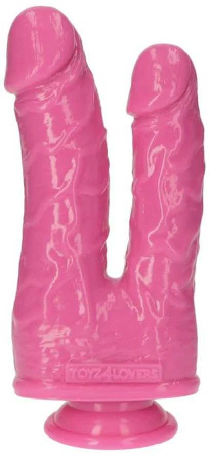 Toyz4Lovers Dildo, skirtas dvigubam analiniam makšties įsiskverbimui 18c