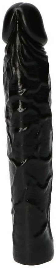 Toyz4Lovers Juoda vingiuotas analinis dildo, atsparus vandeniui 16,5 cm