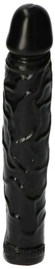 Toyz4Lovers Juoda vingiuotas analinis dildo, atsparus vandeniui 16,5 cm