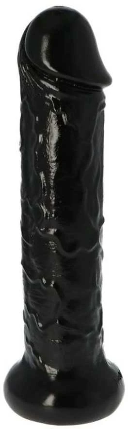 Toyz4Lovers Juoda storas tikroviškas dildo su venomis 28,5 cm