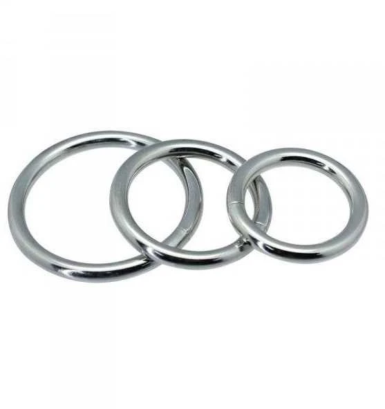 Toyz4Lovers Nesenstantys metaliniai žiedai (3 vnt.)