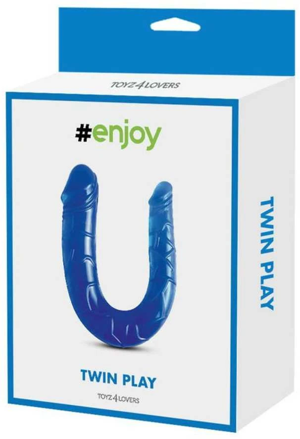 Toyz4Lovers Dvipusis dvipusis makšties analinis dildo, 15 cm
