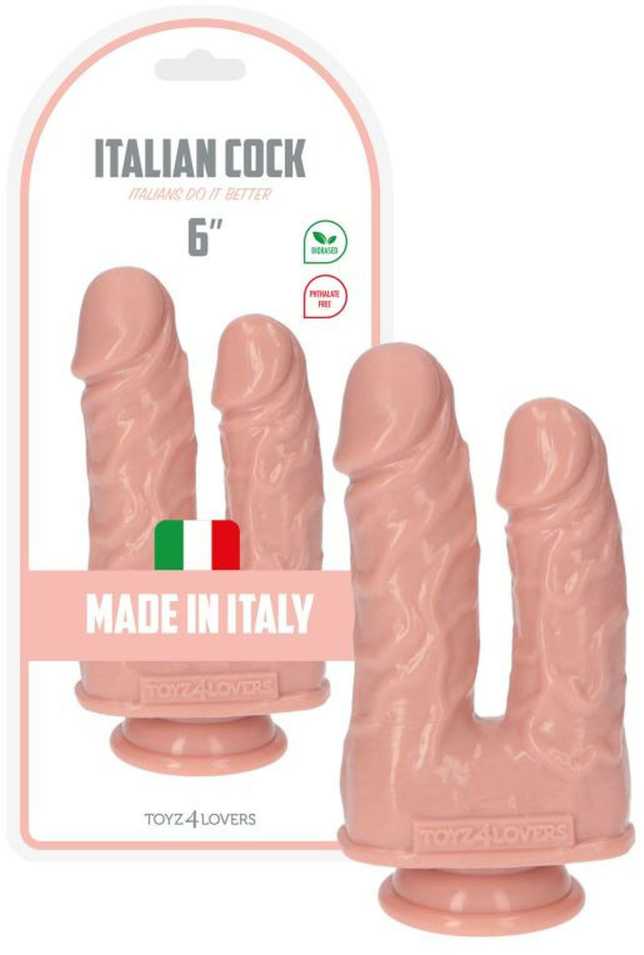 Toyz4Lovers Dvigubas dildo makšties ir išangės stimuliacijai