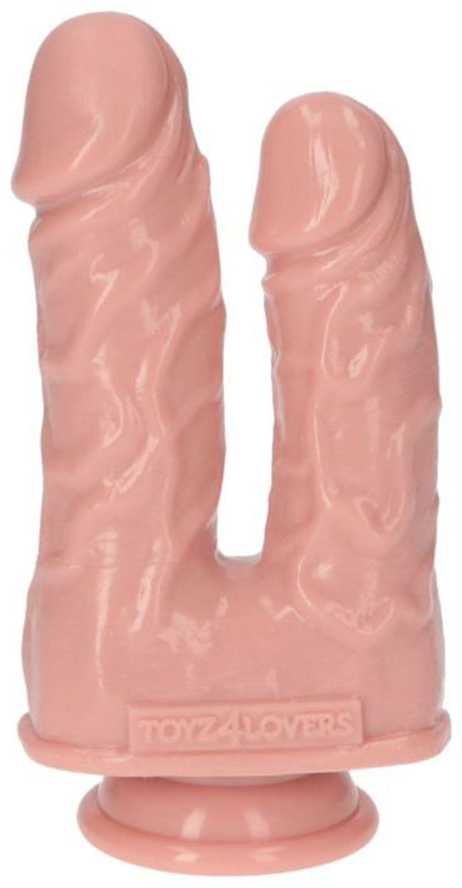 Toyz4Lovers Dvigubas dildo makšties ir išangės stimuliacijai